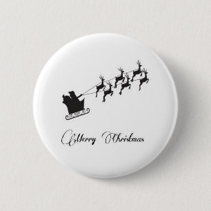 2.Ho Ho Jultomten skratta ansikte god jul Knapp