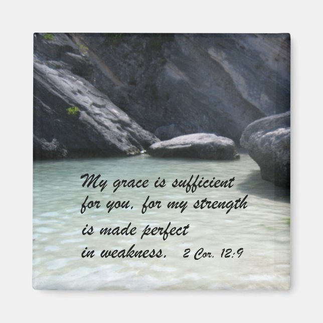 2 hörn. 12:9 magnet (Framsidan)