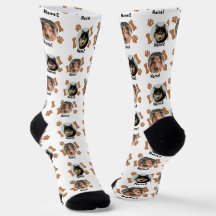 2 Hundar Foton 2 Namn + benen och Tass avtryck - v