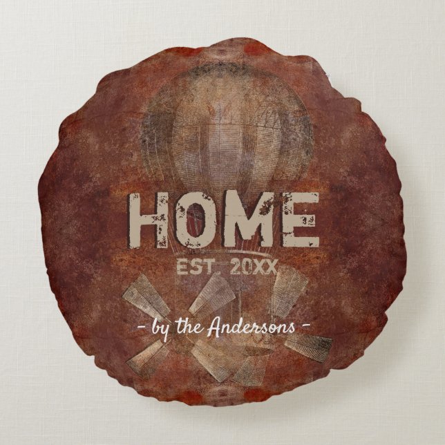 2-i-1 anpassningsbar för loft-rost från stil rund kudde (Baksidan)