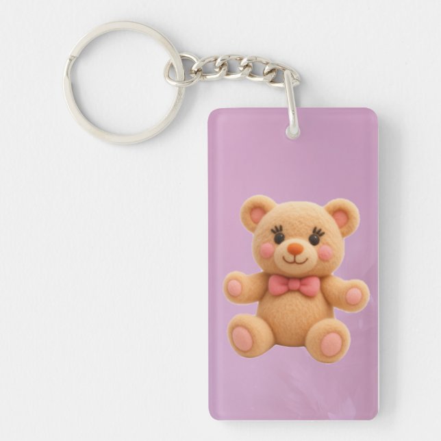 2-i-1 Kawaii Teddy och Ros Dubbelsidig  (Framsidan)