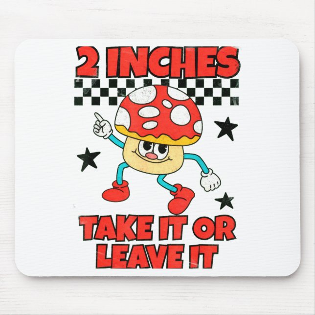 2 Inches Naughty Exchange Gag Gift Edgy Gen Z Meme Musmatta (Framsidan)
