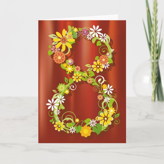 (2) internationella kvinna Garcya.us_8m#2 orsakar Kort (Framsida)