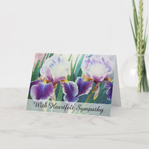 *~* 2 IRS FLOWERS TV2 Sympathy Kärlek Light Kort