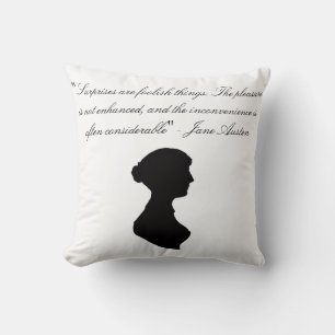 2 Jane Austen tittar in i en! Kudde