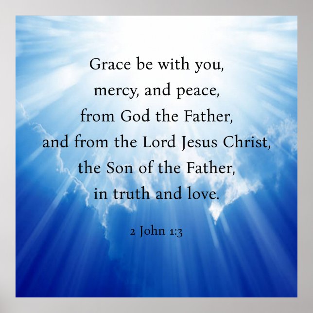 2 John 1:3 Poster (Framsidan)