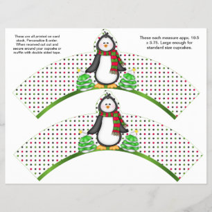 2 Jul Penguin Personlig Cupkaka Wrappers Reklamblad