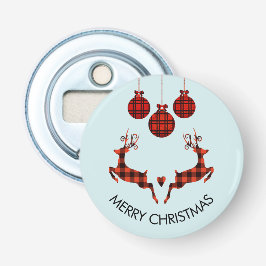 2 Juldagen Hjort Jumping Rustic Stil Flasköppnare