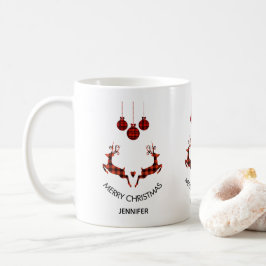 2 Juldagen Hjort Jumping Rustic Stil Kaffemugg
