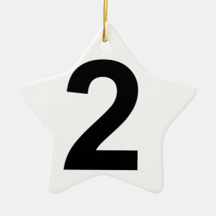 2 JULGRANSPRYDNAD KERAMIK