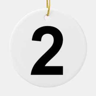 2 JULGRANSPRYDNAD KERAMIK