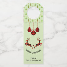 2 julhjortar hoppar i rustik stil