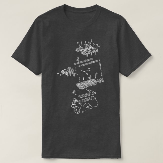 2 JZ-motor 1 T Shirt (Design framsida)