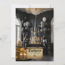 *~* 2 Knight AP88 Castle Medieval Theme Birthday Inbjudningar