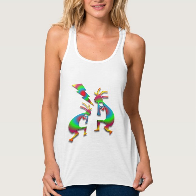 2 KOkopelli #34 Linne Med Racerback (Framsida)