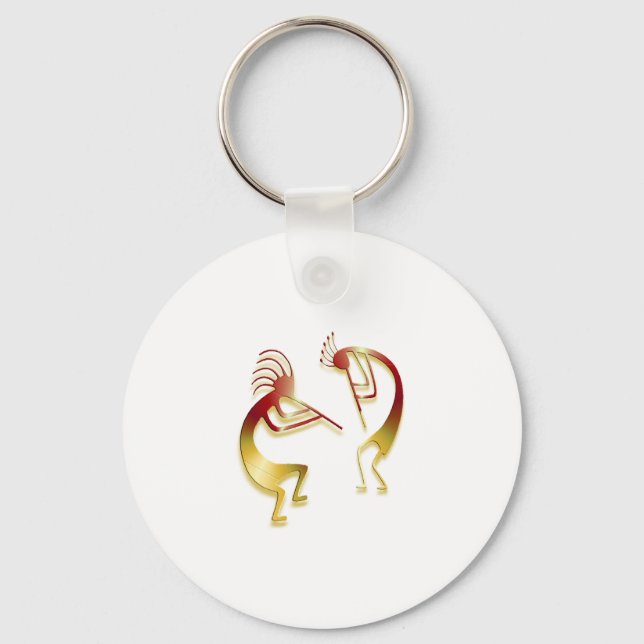 2 Kokopelli #40 Nyckelring (Framsida)