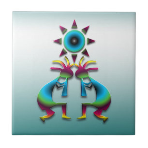 2 Kokopelli #41 Kakelplatta