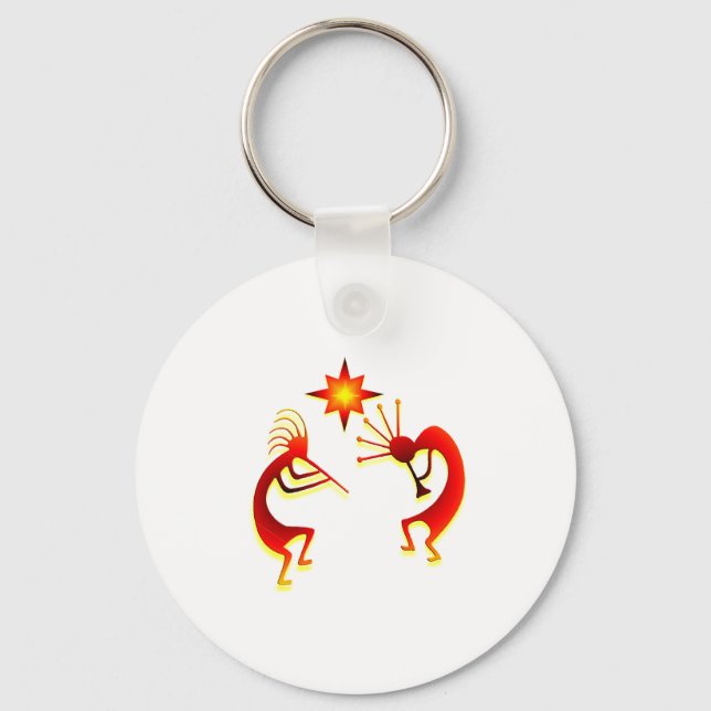 2 Kokopelli #52 Nyckelring (Framsida)