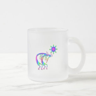 2 Kokopelli #62 Frostad Glasmugg
