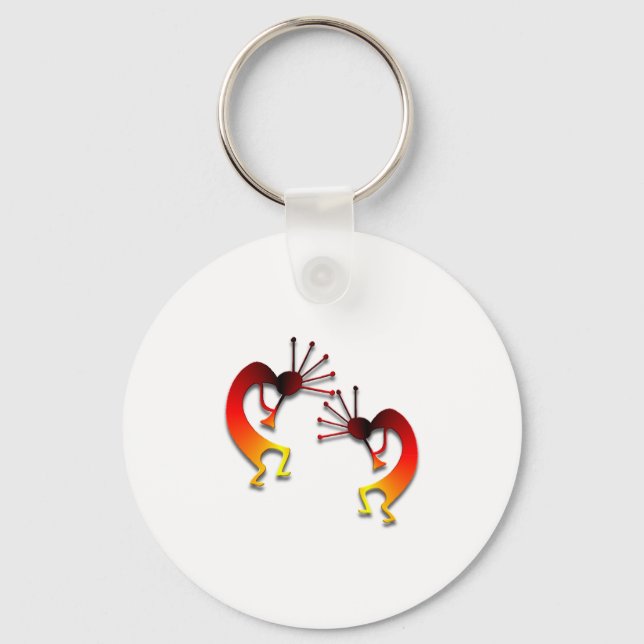 2 Kokopelli #64 Nyckelring (Framsida)