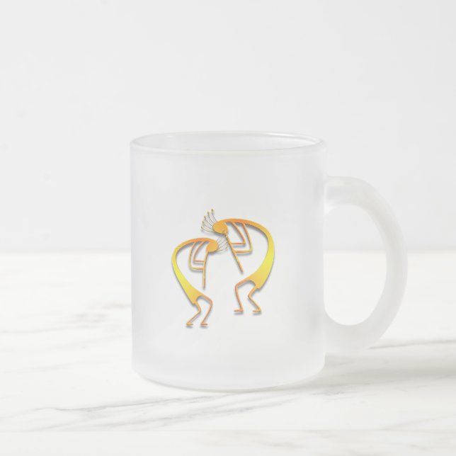 2 Kokopelli #65 Frostad Glasmugg (Höger)