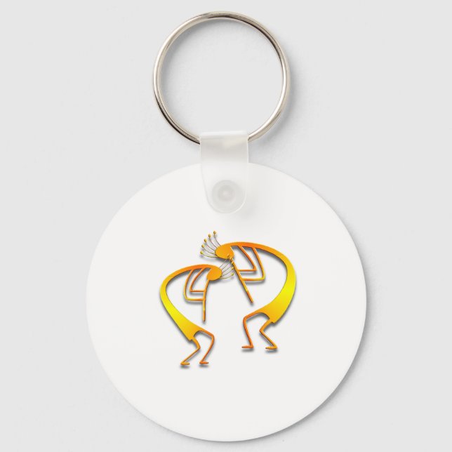 2 Kokopelli #65 Nyckelring (Framsida)