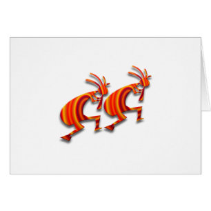 2 Kokopelli #73 Hälsningskort