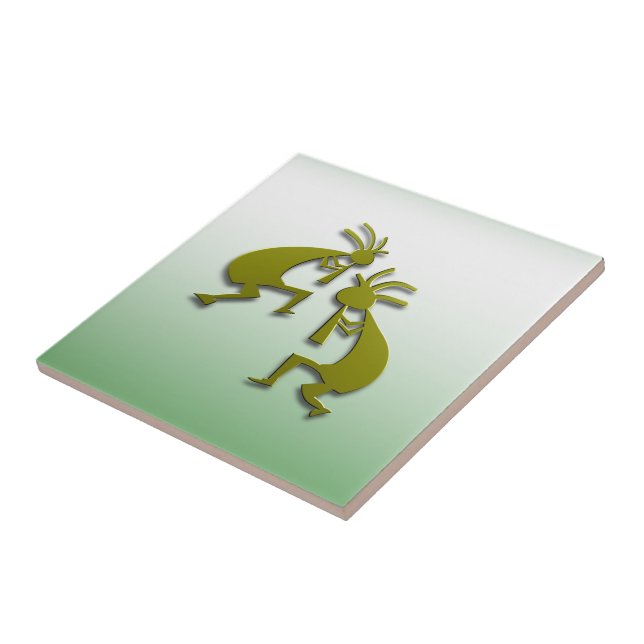 2 Kokopelli #81 Kakelplatta (Sidan)