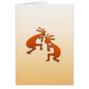 2 Kokopelli #82 Hälsningskort