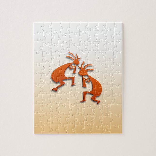 2 Kokopelli #82 Pussel (Vertikal)