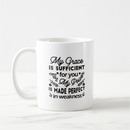 2 Korinthierbrev 12:9 – Min nåd är nog konst Kaffemugg