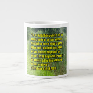 2 Korinthierbrev 4:17-18 WEBU Mugg Jumbo Mugg