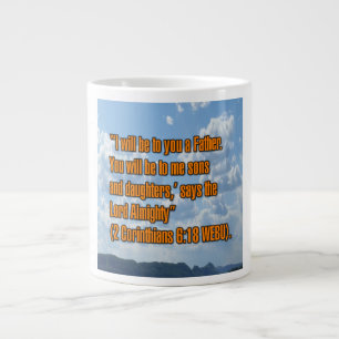 2 Korinthierbrev 6:18 WEBU Mug Jumbo Mugg