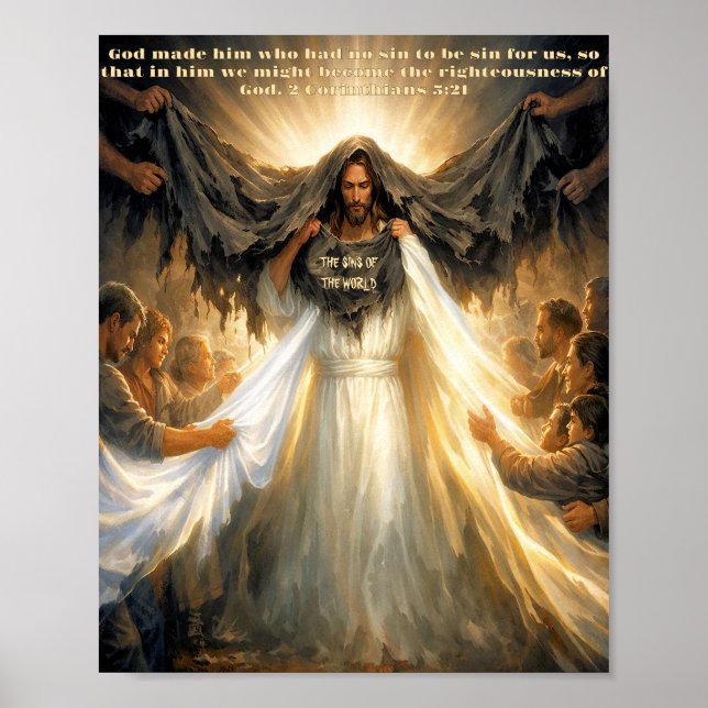 2 Korinthierbrevet 5:12 Stor utbytesaffisch Poster (Framsidan)
