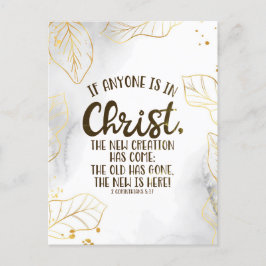 2 Korinthierbrevet 5:17 Om någon är i Kristus Vykort