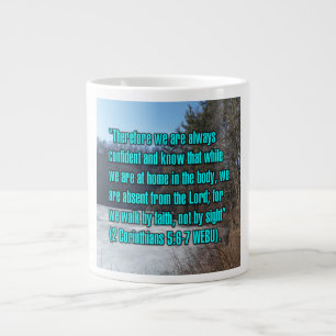 2 Korintierbrevet 5:6-7 WEBU Mugg Jumbo Mugg