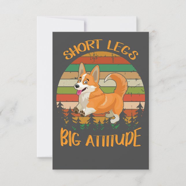 2 Kort Ben Big Attitude corgi (Framsida)
