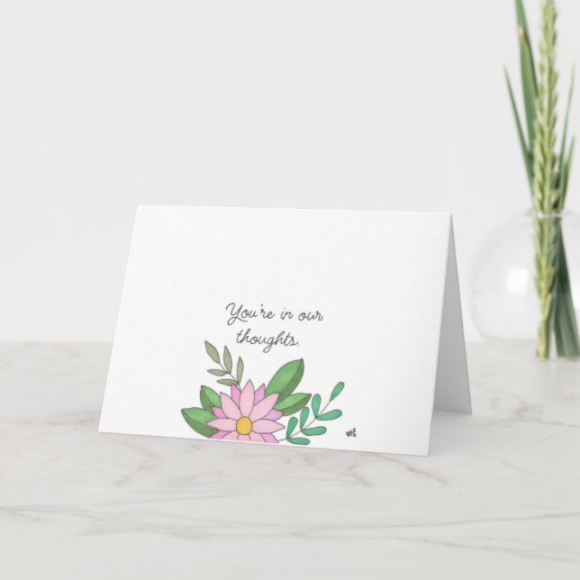 2 kort i våra tankblommor (Framsida)