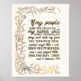 2 KROKLER 7:14 om mina personer roar sig Poster