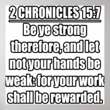 2 KRoniklar 15:7 KJV Bible Verse