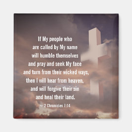 2 Kronischer 7:14 om mitt folk kommer att läcka Magnet