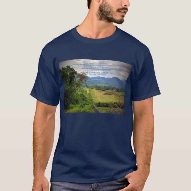 2 KRONISKA 7:14 T SHIRT (Framsida)