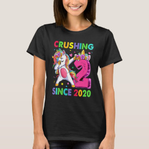 2 Krossning sedan 2020 Dabbing Unicorn 2nd Birth T Shirt