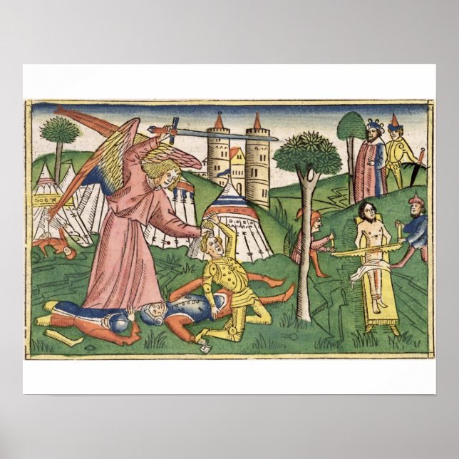 2 Kung 19 35-37 Guds hämnd på assyrien från t Poster (Framsidan)