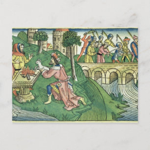 2 Kungaboken 16 9-16 Damaskus folk tas ti Vykort
