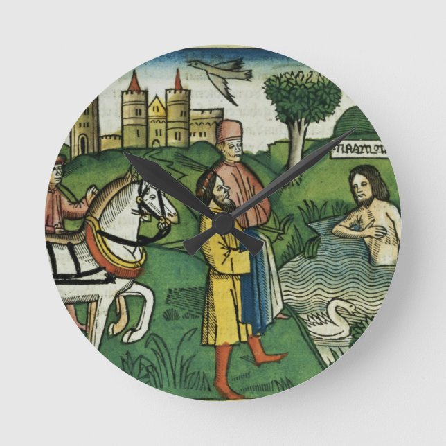 2 kungar 5 14 rentvå av Naaman, från 'Nuen Rund Klocka (Framsida)