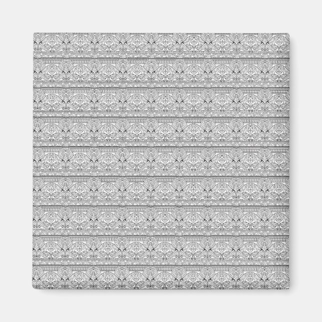 2 kvadratstreck magnet (Framsidan)