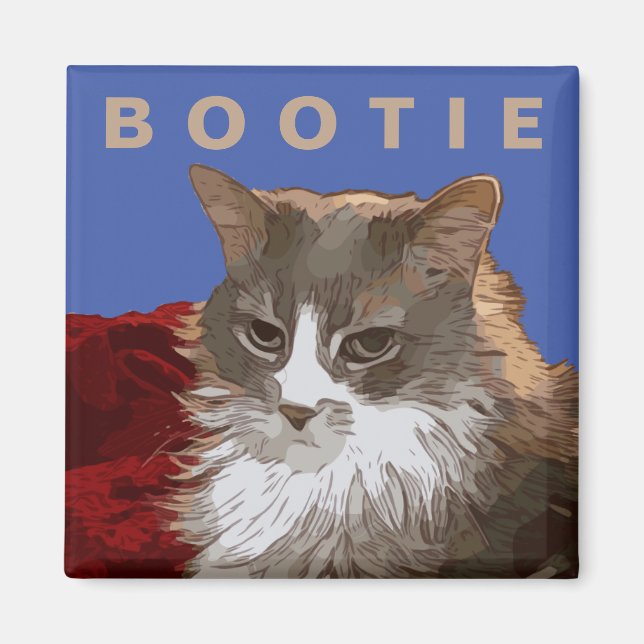 2 kvadratstreck magnet (Framsidan)