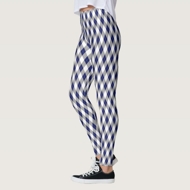 2 lager - Argu;e Navy Vit DIY BG ? Leggings (Vänster)