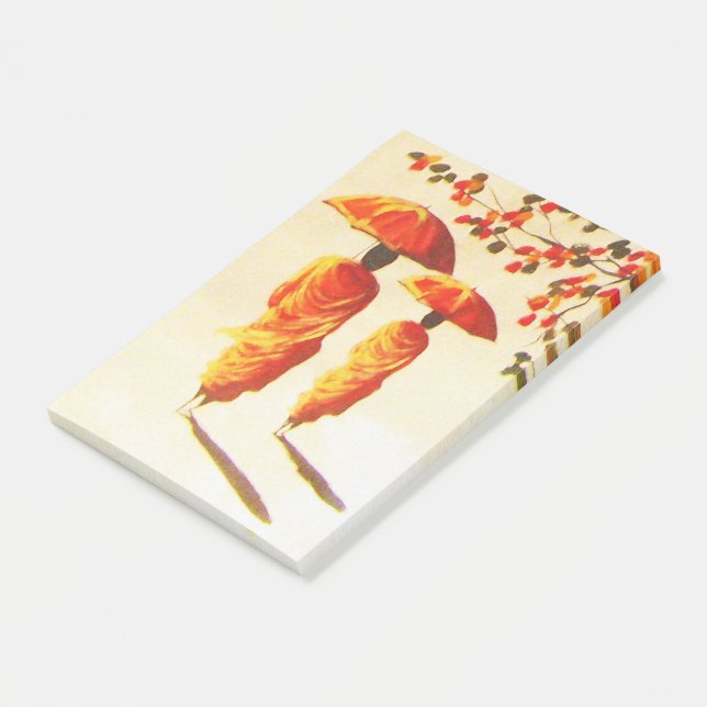 2 Laotian Buddhist Munk Post-it Block (Vinklad)